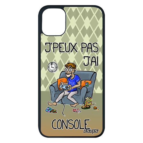 Coque J'peux Pas J'ai Console Pour Iphone 11 Pro Max Silicone Jpeux Je Drole Pas Cher Vert Comique Antichoc Bd Geek Play Gamer