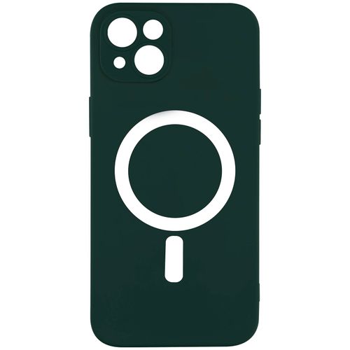 Coque Magsafe Pour Iphone 14 Plus Soft Touch Mate Bords Surlevs Vert Fonc