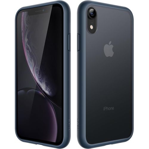 Coque Mat Pour Iphone Xr 6,1 Pouces, Protection Antichoc Qualit Militaire, tui Housse Arrire Translucide Givre, Anti-Empr[J1753]