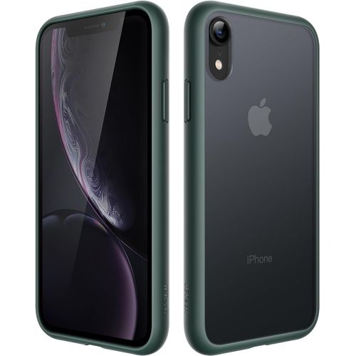 Coque Mat Pour Iphone Xr 6,1 Pouces, Protection Antichoc Qualit Militaire, tui Housse Arrire Translucide Givre, Anti-Empr[J1754]