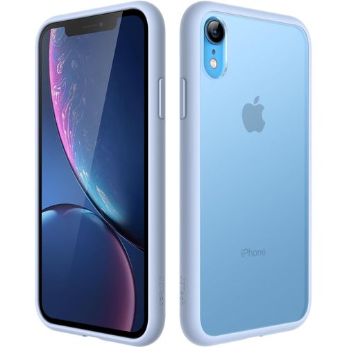 Coque Mat Pour Iphone Xr 6,1 Pouces, Protection Antichoc Qualit Militaire, tui Housse Arrire Translucide Givre, Anti-Empr[J1756]