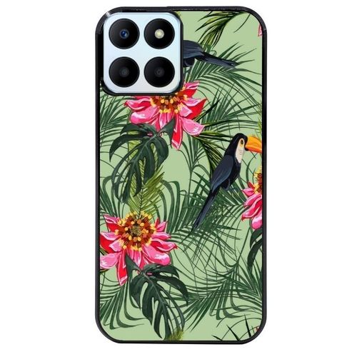Coque Noire Pour Honor 70 Lite Perroquet
