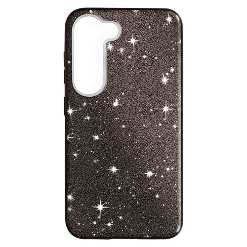Coque Paillette Pour Samsung Galaxy S23 Plus Semi-Rigide Spark Case Noir