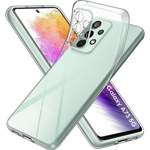 Coque Pour Samsung Galaxy A73 5g - Silicone Gel Tpu Transparent Protection Souple Ultra Mince Phonillico