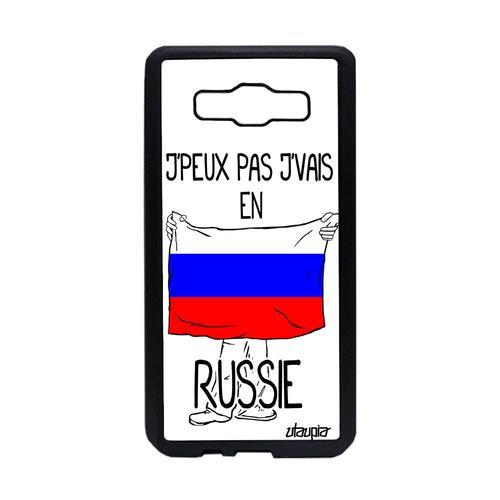 Coque Pour A5 Silicone J'peux Pas J'vais En Russie Smartphone Gel Samsung Galaxy A5