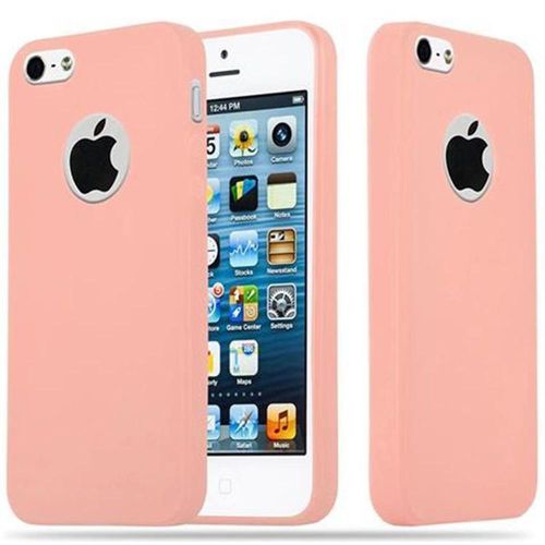 Cadorabo Housse Compatible Avec Apple Iphone 5 / 5s / Se 2016 En Candy Rose Vif - tui De Protection En Silicone Tpu Flexible