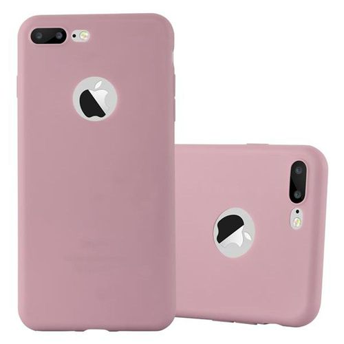 Cadorabo Housse Compatible Avec Apple Iphone 7 Plus / 7s Plus / 8 Plus En Candy Rose Vif - tui De Protection En Silicone Tpu Flexible
