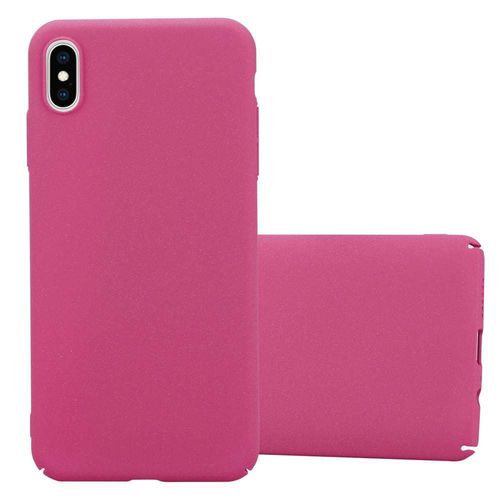 Cadorabo Housse Compatible Avec Apple Iphone Xs Max En Frosty Rose Vif - Hard Case tui De Protection  L'aspect Givr Contre Les Rayures Et Les Chocs