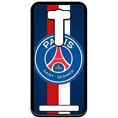 Coque Pour Asus Zenfone 2 Laser Ze500kl - Psg Paris Saint Germain Bleu Blanc Rouge - Noir