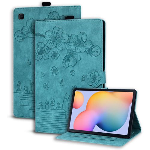 Coque Pour Galaxy Tab S6 Lite 10.4 Pouces 2024/2022/2020 Housse tui De Protection Avec Support Fonction, tui  Rabat Avec Porte-Pencil Pour Samsung Tab S6 Lite Vert Clair.[F4970]