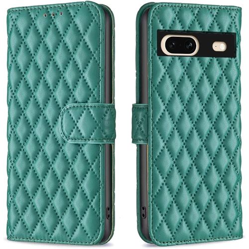 Coque Pour Google Pixel 7, Housse En Google Pixel 7, Housse Magnetique Flip Portefeuille Avec Fentes De Cartes Pour Google Pixel 7 5g, Vert