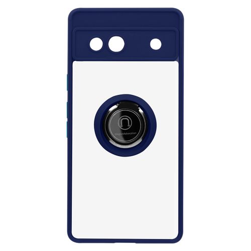 Coque Pour Google Pixel 7a Bague Mtallique Support Vido Ringip Bleu