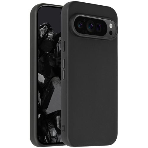 Coque Pour Google Pixel 9 Souple Mat Soft Touch Noir