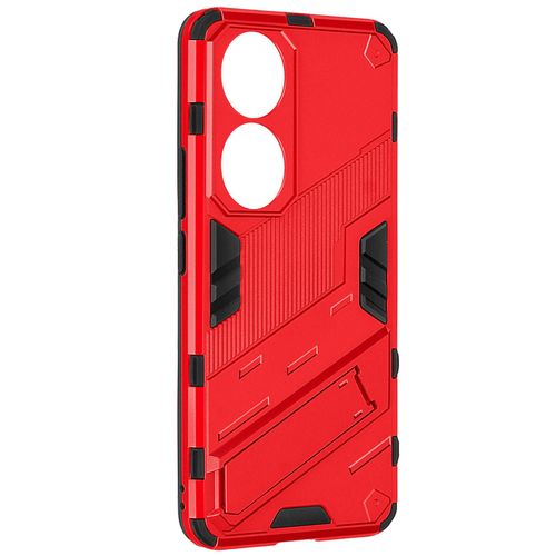 Coque Pour Honor 90 Hybride Antichoc Support Bquille Support Rouge