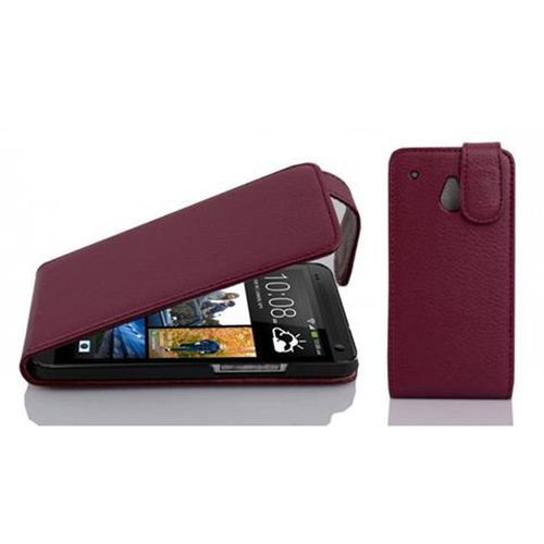 Cadorabo Housse Compatible Avec Htc One M4 Mini En Orchide Violets - tui De Protection Au Design Flip En Similicuir Structur
