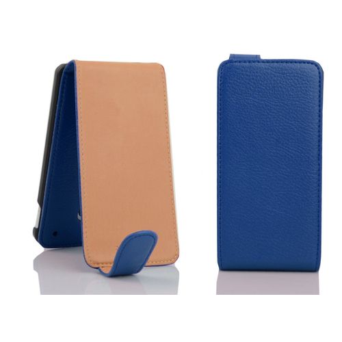 Cadorabo Housse Compatible Avec Htc One Mini M4 En Bleu Cleste - tui De Protection Au Design Flip En Similicuir Lisse