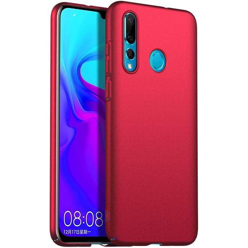 Coque Pour Huawei P Smart+ 2019/Huawei P Smart Plus 2019, Anti-Chute Coquille Dure Ultra-Mince De Haute Qualit Rsistance Aux Rayures De Surface Etui Pour Tlphone Portable Rouge