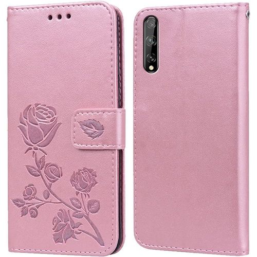 Coque Pour Huawei P Smart S 2020/Y8p Housse,Fonction De Support,Fente Pour Carte,Silicone Tpu,Flip Etui Case Pour Huawei P Smart S(6.3