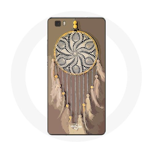Coque Pour Huawei P8 Lite Attrape Rve Marron Capteur De Rves