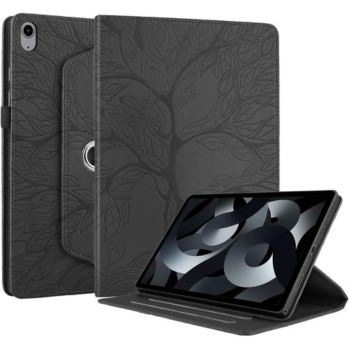 Coque Pour Ipad 11me Gnration 11 Pouces 2025 (A16), Ipad 10me Gnration 10.9 Pouces 2022 tui Support Rotatif  360 Degrs Pu Cuir Housse De Protection Avec Porte-Pencil Noir