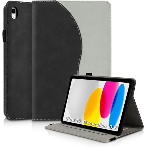 Coque Pour Ipad 11me Gnration 11 Pouces 2025 (A16), Ipad 10me Gnration 10.9 Pouces 2022 Housse De Protection tui En Cuir Pu  Rabat Avec Support Fonction Noir