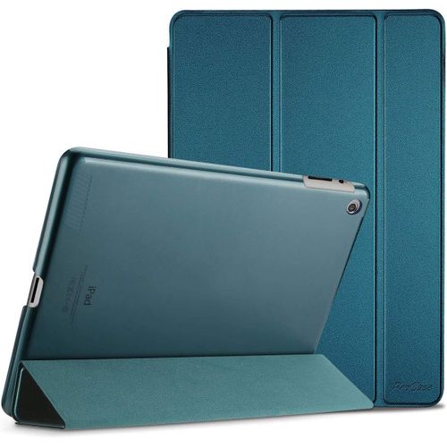 Coque Pour Ipad 2, Ipad 3, Ipad 4, 9,7 Pouces, A1395 A1396 A1397 A1416 A1430 A1403 A1458 A1459 A1460, tui Case Housse De Protection Lger, Veille/Rveil Automatique-Cyan.[F6015]