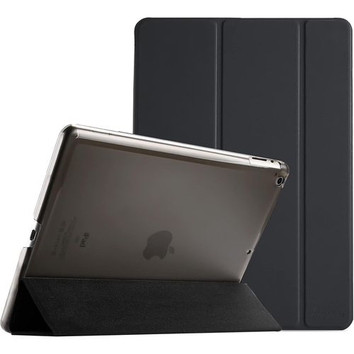 Coque Pour Ipad 2, Ipad 3, Ipad 4, 9,7 Pouces, A1395 A1396 A1397 A1416 A1430 A1403 A1458 A1459 A1460, tui Case Housse De Protection Lger, Veille/Rveil Automatique-Noir.[F6011]