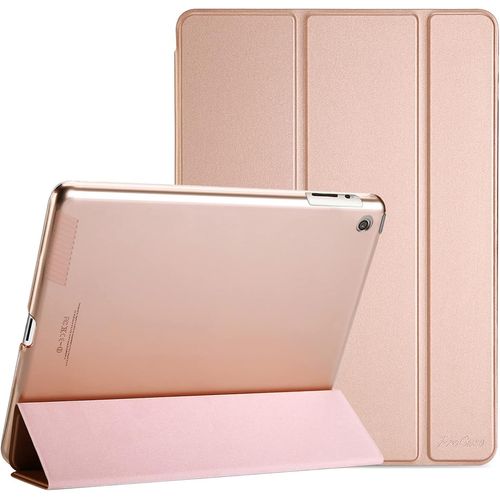 Coque Pour Ipad 2, Ipad 3, Ipad 4, 9,7 Pouces, A1395 A1396 A1397 A1416 A1430 A1403 A1458 A1459 A1460, tui Case Housse De Protection Lger, Veille/Rveil Automatique-Rose.[F6013]