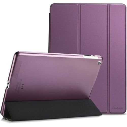 Coque Pour Ipad 2, Ipad 3, Ipad 4, 9,7 Pouces, A1395 A1396 A1397 A1416 A1430 A1403 A1458 A1459 A1460, tui Case Housse De Protection Lger, Veille/Rveil Automatique-Violet.[F6014]