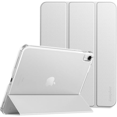 Coque Pour Ipad A16 11me 2025 11 Pouces/Ipad 10me Gnration 10,9 Pouces 2022,Ultra Fin tui De Protection Translucide Mat Avec Fonction Rveil/Sommeil Automatique,Argent