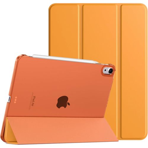 Coque Pour Ipad Air 11 Pouces M2 2024, Ipad Air 6, Ipad Air 5/4e Gn (2022/2020), tui De Protection Magntique Mince Avec Dos Transparent, tui Sommeil/Rveil Auto, Abricot.[F3816]