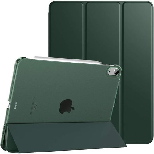Coque Pour Ipad Air 11 Pouces M2 2024, Ipad Air 6, Ipad Air 5/4e Gn (2022/2020), tui De Protection Magntique Mince Avec Dos Transparent, tui Sommeil/Rveil Auto, Vert Nuit.[F3829]