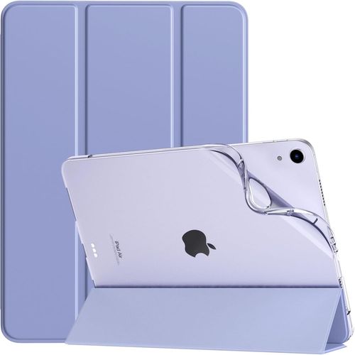 Coque Pour Ipad Air 11 Pouces M2 2024, Ipad Air 6e/5e/4e Gnration 2024/2022/2020 10,9 Pouces, tui Arrire Translucide En Tpu Souple, Housse Trifold Avec Rveil/Sommeil Auto, Lavande.[G426]