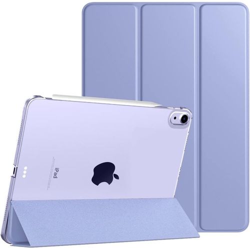 Coque Pour Ipad Air 11 Pouces M3/M2 (2025/2024), Ipad Air 5e/4e Gnration (2022/2020) 10,9 Pouces, tui De Protection Mince Avec Dos Transparent, Sommeil/Rveil Auto, Lavande Violette