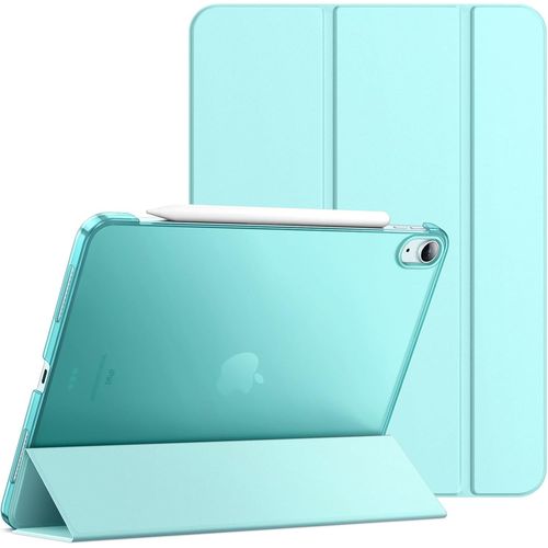 Coque Pour Ipad Air 11 Pouces M3/M2 (2025/2024), Ipad Air 5e/4e (Modle 2022/2020, 10,9 Pouces), Support Mince Dos Dur Housse tui Avec Veille/Rveil Automatique (Bleu Menthe)[Sel6274478]