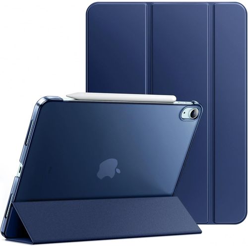 Coque Pour Ipad Air 11 Pouces M3/M2 (2025/2024), Ipad Air 5e/4e (Modle 2022/2020, 10,9 Pouces), Support Mince Dos Dur Housse tui Avec Veille/Rveil Automatique (Marine Profond)[Sel6274474]