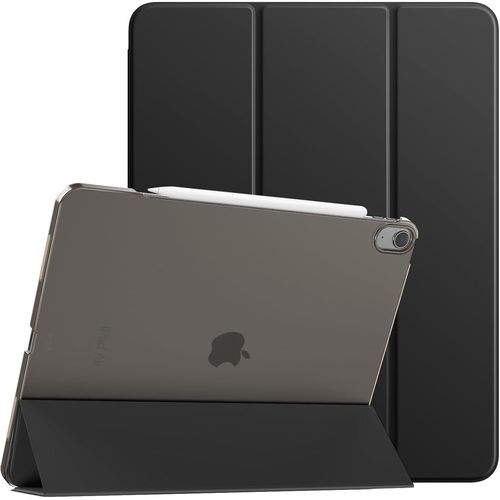 Coque Pour Ipad Air 13 Pouces M2 2024, tui Fine Avec Support Pour Ipad Air 13 Pouces, Support Touch Id, tui Auto Sommeil/Rveil Avec Dos Translucide Pour Ipad Air 13 - Noir.[G483]