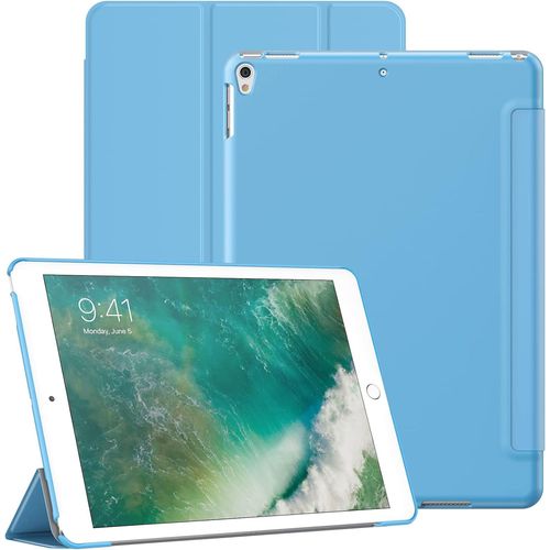 Coque Pour Ipad Air 3 (10,5 Pouces 2019, 3me Gnration) Et Ipad Pro 10,5, Housse tui Arrire Rigide De Protection Support De Tablette Soft-Touch, Veille/Rveil Automatique (Bleu).[F5593]