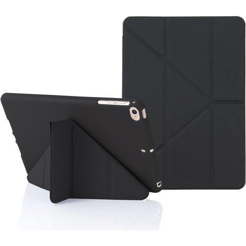 Coque Pour Ipad Mini 5 4 3 2 1, Housse tui Ipad Mini 7,9 Pouces, 5 En 1 Multiples Angles De Vue, tui Finition Soyeuse Et Dos Souple Antichoc Flexible, Auto Veille/Rveil, Noir