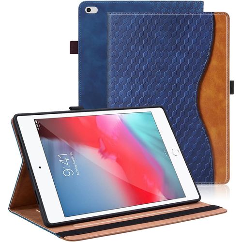 Coque Pour Ipad Mini 5 4 3 2 Housse Cuir Pu [Rveil/Veille Automatique] 7,9 Pouces Ipad Mini 5 2019 / Ipad Mini 4 Etui De Protection Avec Support Fonction - Bleu Fonc.[G869]