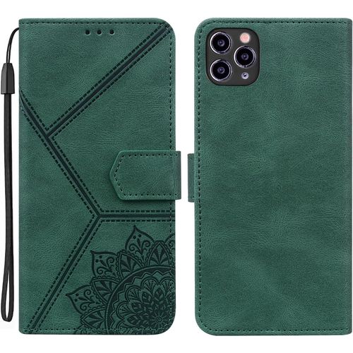 Coque Pour Iphone 11 Pro Max, Pu Cuir A Rabat Flip Housse Etui Pour Iphone 11 Pro Max 6.5