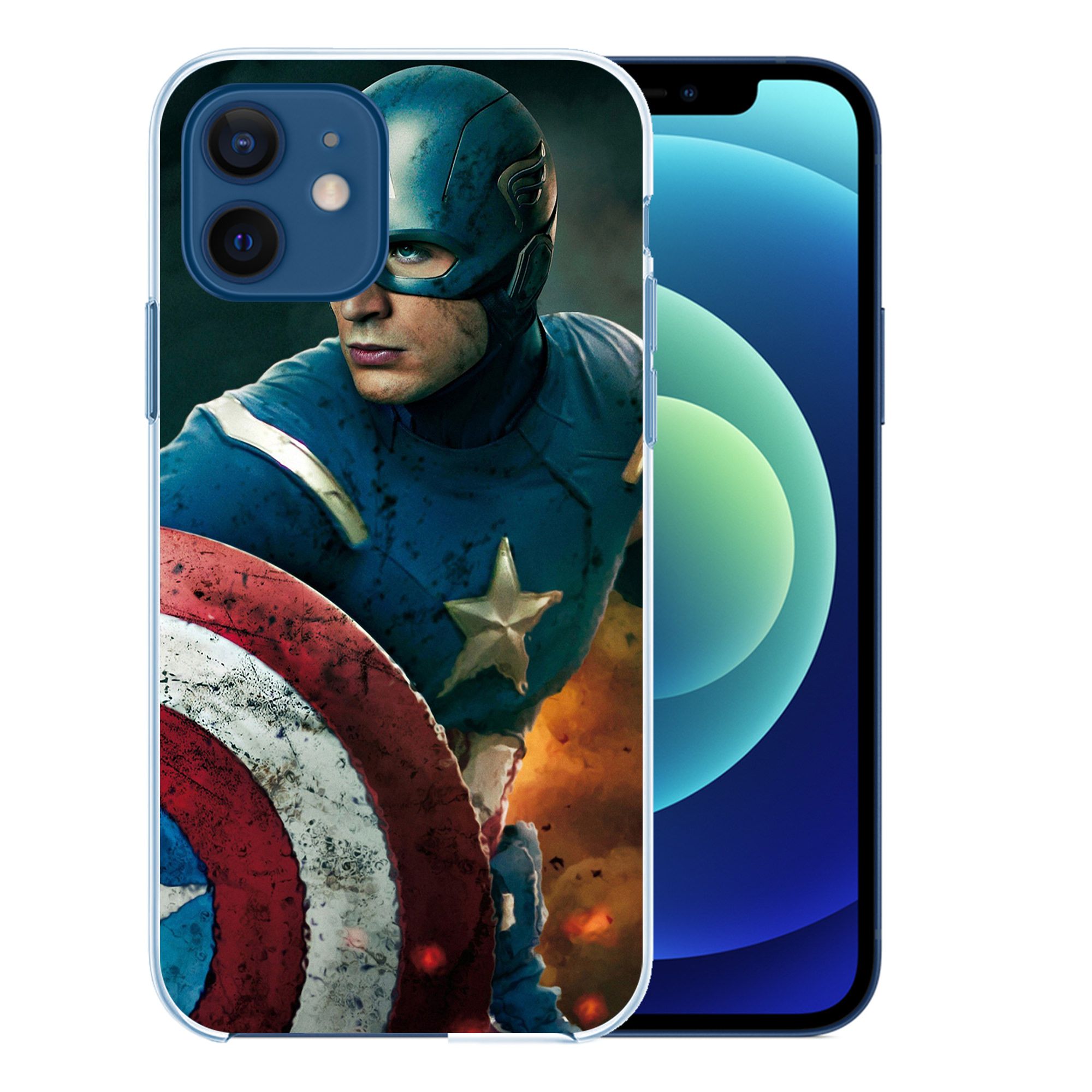 Coque Pour Iphone 12 Mini - Captain America Comics Avengers