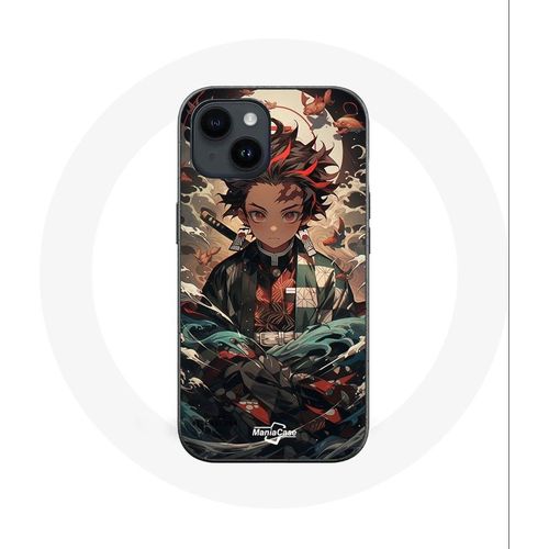 Coque Pour Iphone 14 Plus Demon Slayer Tanjiro Anime Manga