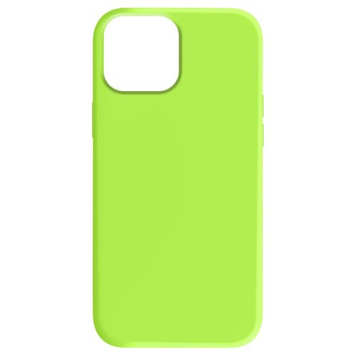 Coque Pour Iphone 15 Plus Semi-Rigide Intrieur Microfibre Moxie Vert Citron