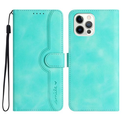 Coque Pour Iphone 15 Pro Max,Etui En Cuir Pu Portefeuille Coque Avec Fente Carte Und Flip Bquille,Antichoc Housse De Protection Pour Iphone 15 Pro Max,Vert