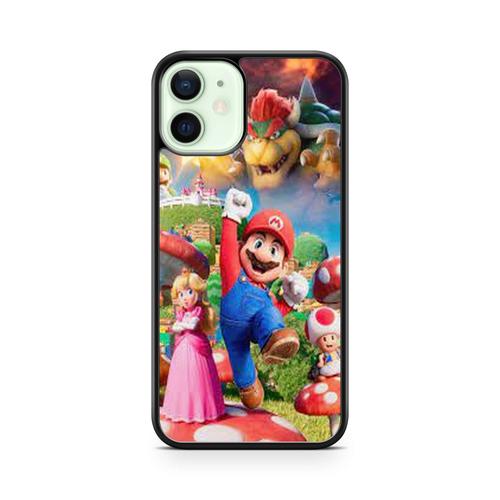 Coque Pour Iphone 15 Pro Max Silicone Tpu Super Mario Bross Jeu Video Princesse Luigi Toad Chamignon Ref 3026