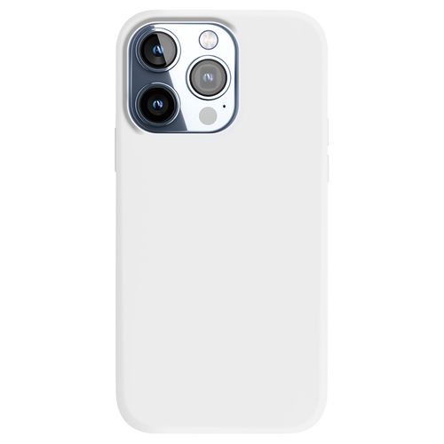 Coque Pour Iphone 15 Pro Semi-Rigide Intrieur Microfibre Moxie Blanc