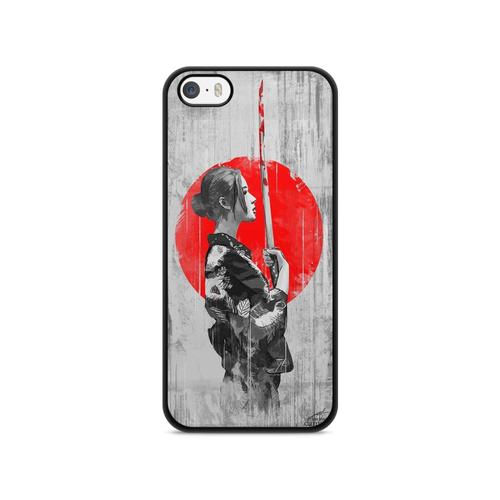 Coque Pour Iphone 7 / 8 / Se 2020 / Se 2022 Silicone Tpu Art Japonais Vague Manga Design Koi Poissons Carpe Retro Japan Wave Samourai Paysage Chine Japon Ref 1705