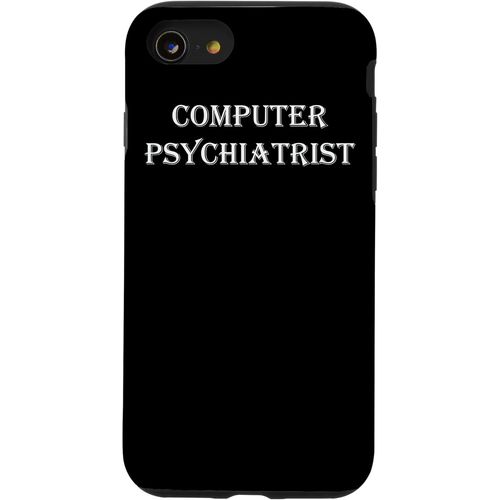 Coque Pour Iphone Se (2020) / 7 / 8 Psychiatre Informatique Drle Support Technique Rparation Ordinateur Portable Geek