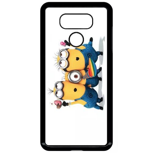 Coque Pour Lg G6 - Les Minions Font La Fte - Noir